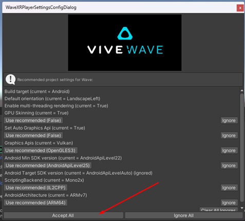 HTC Vive Focus 3 Sample